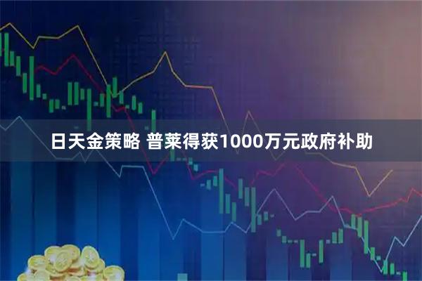 日天金策略 普莱得获1000万元政府补助