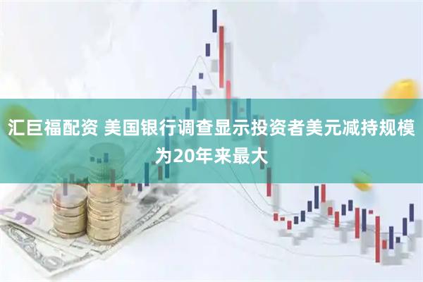 汇巨福配资 美国银行调查显示投资者美元减持规模为20年来最大