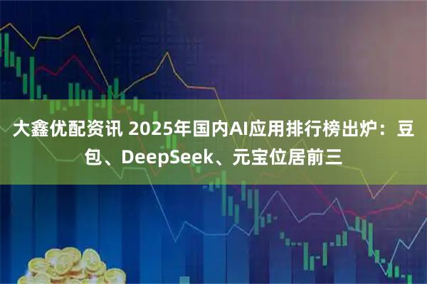 大鑫优配资讯 2025年国内AI应用排行榜出炉：豆包、DeepSeek、元宝位居前三